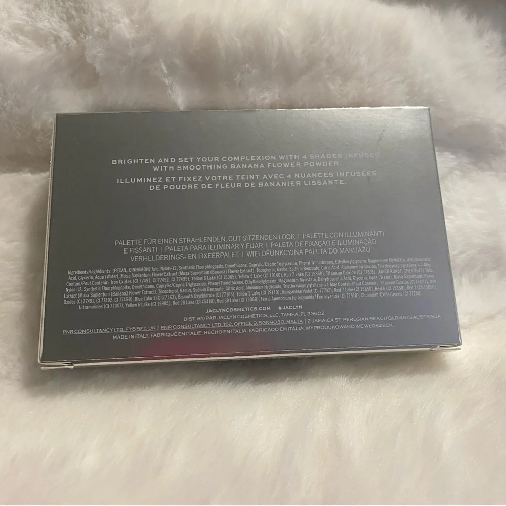 NIB Jaclyn Cosmetics Face It All Brightening & Setting Palette 